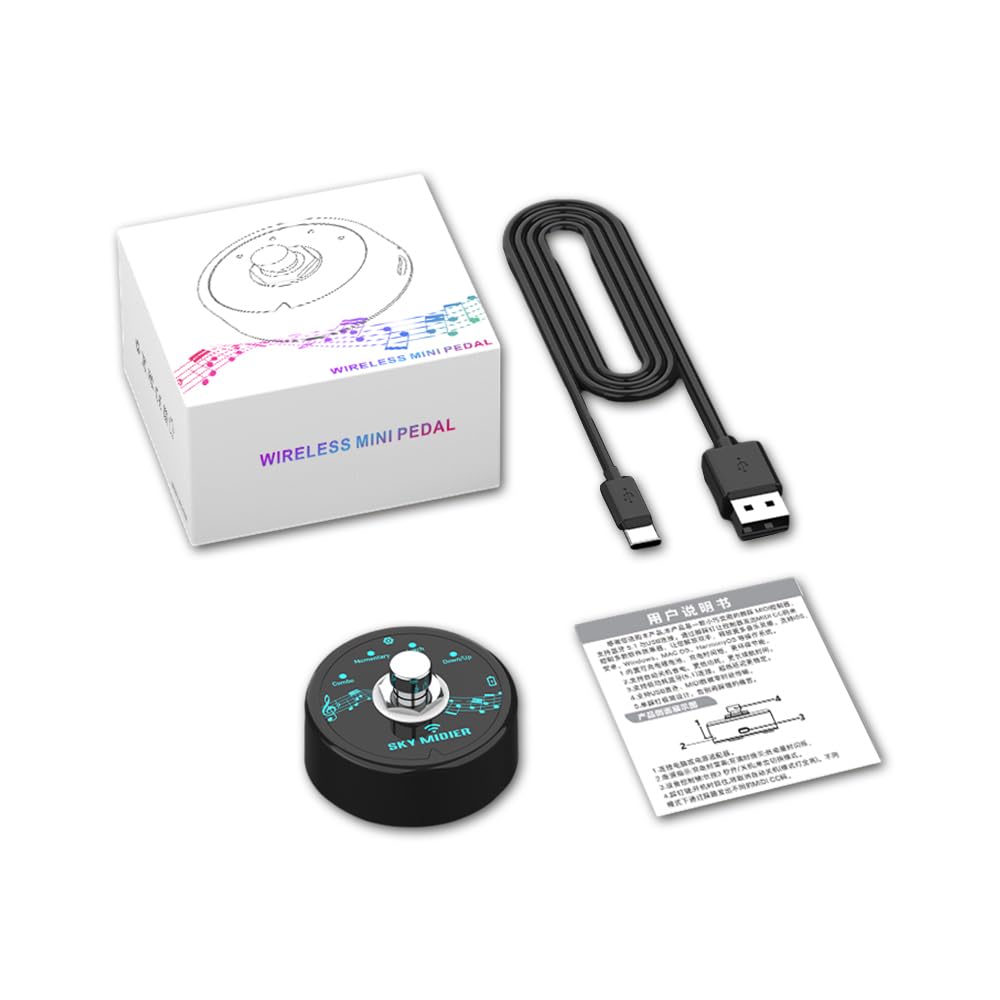 Amazon | BT Midi フットコントローラー ミニ MIDI コントローラー